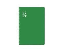 BLOC ESPIRAL 4º 50H 70GR CUADRO 6MM VERDE