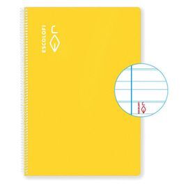 BLOC A4 40H 70G MONTESSORI PAUTA 5 MARGEN AMARILLO