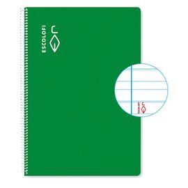 BLOC A4 40H 70G MONTESSORI PAUTA 5 MARGEN VERDE