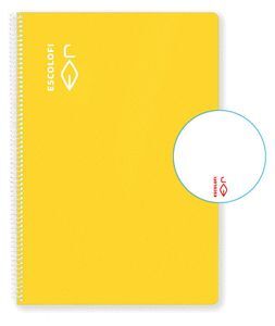 BLOC ESPIRAL A4 80H 70G LISO AMARILLO