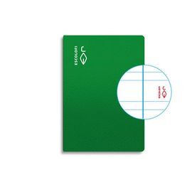 LIBRETA CUARTO 50H 70G PAUTA 3,5 MARGEN VERDE