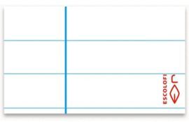 LIBRETA FOLIO 50 HOJAS 70GR HORIZONTAL MARGEN VERD