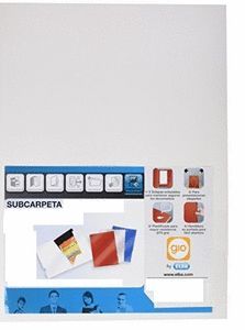 SUBCARPETA A4 ELBA 150GR PASTEL BLANCO