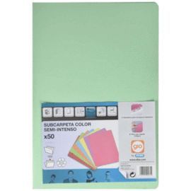 SUBCARPETA Fº ELBA 185GR VERDE