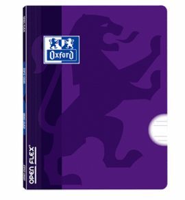 LIBRETA GRAPADA TAPA PLASTICO OPENFLEX A4 48H PAUT
