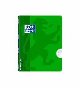 LIBRETA GRAPADA TAPA PLASTICO A5+ 48H CUADRO 4MM V