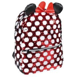 MOCHILA CASUAL LENTEJUELAS METALIZADA MINNIE