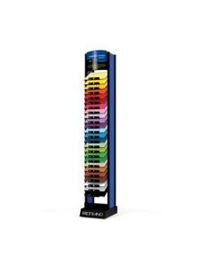 EXPOSITOR METALICO CARTULINAS A4 185G 25COL 2500H