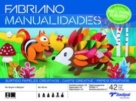BLOC MANUALIDADES MULTIPLE PAPELES CREATIVOS 42H