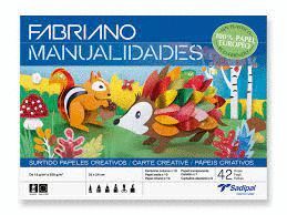 BLOC MANUALIDADES CARTULINAS COLORES 10H