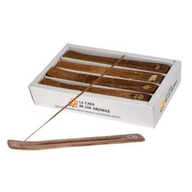 EXPOSITOR 24 TABLAS INCIENSO MADERA INDIA