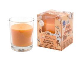 EXPOSITOR 6U VASO VELA GRANDE 140G. C-NARANJA