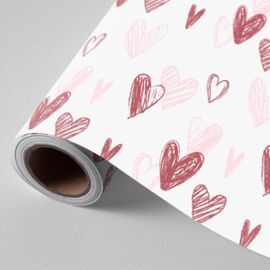 PAPEL REGALO BOBINA 31CM 2K CORAZONES