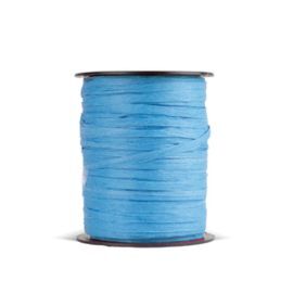 ROLLO RAFIA PAPEL 3.5CMS 100M AZUL CLARO