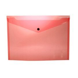 SOBRE PORTADOCUMENTOS PP A4 CON BROCHE ROJO