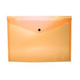 SOBRE PORTADOCUMENTOS PP A4 CON BROCHE NARANJA