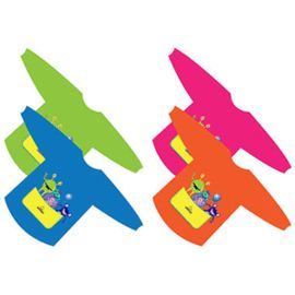 BATAS MANUALIDADES 53X41CM MONSTRUITOS PACK 4U