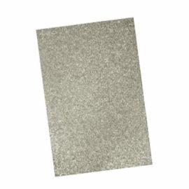 LAMINA GOMA EVA PURPURINA 40X60CM PLATA PACK 10 UD