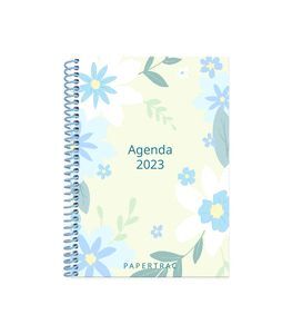 AGENDA ANUAL 2023 A5 DP FLOWERS ESPIRAL PAPERTRAC