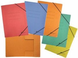 CARPETA CARTÓN GOMAS C/SOLAPA VERDE