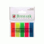 BANDERITAS ADHESIVAS BISMARK 5 COLORES NEON