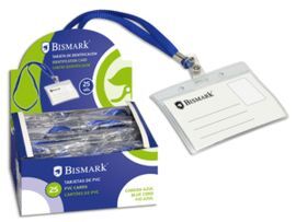 TARJETA IDENTIFICACION HORIZONTAL AZUL BISMARK