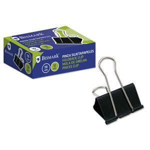 PINZA SUJETAPAPELES 19 MM.PALA ABATIBLE