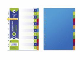 SEPARADORES PP A4 12 DEPARTAMENTOS EXTRA GRUESOS