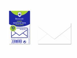 SOBRE BISMARK PAPEL BLANCO 76X120 90 GR SET 10 UNI