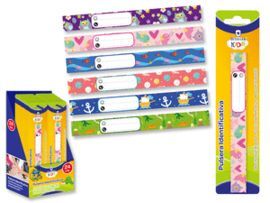 PULSERA IDENTIFICATIVA INFANTIL PVC 24U