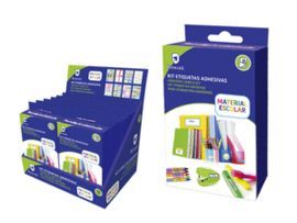 KIT ETIQUETAS PARA MATERIAL ESCOLAR 8 HOJAS