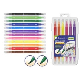 ROTULADOR DOBLE PUNTA PARA LETTERING 12U