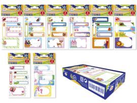 ETIQUETAS ADHESIVAS ESCOLARES SUPER-RESISTENTES
