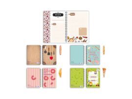 CUADERNO A5 RECETAS CON BOLIGRAFO VERDURAS 60H
