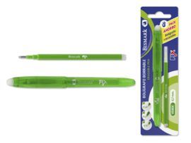 BOLIGRAFO BORRABLE CON CAPUCHON +RECAMBIO VERDE