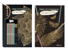 LIBRO DE MANDALAS PARA COLOREAR + LAPICES Y ROTULA