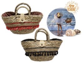 CAPAZO PLAYA YUTE DECORACION BORLAS ISLA CANELA