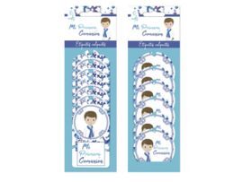 ETIQUETAS COLGANTES NIÑO 6U MI PRIMERA COMUNION