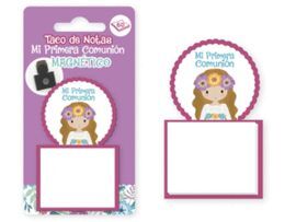 TACO DE NOTAS MAGNETICO NIÑA MI PRIMERA COMUNION