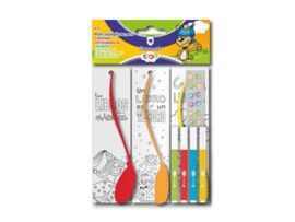 SET 3U MARCAPAGINAS PARA COLOREAR CON ROTULADORES