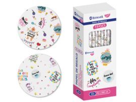 EXPOSITOR 50 ROLLO PAPEL DE REGALO FRASES 70X200