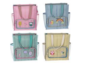 BOLSA SHOPPING BUHOS ACOLCHADA CON PORTATODO SURTI