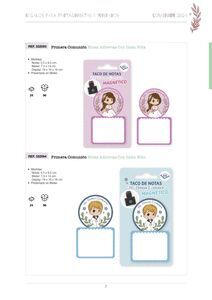 EXPOSITOR 24 TACO DE NOTAS MAGNETICO NIÑO PRIMERA