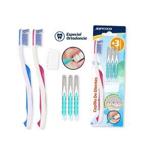 CEPILLO DIENTES ORTODONCIAS+3 INTERDENTALES