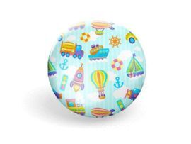 PELOTA PVC VEHICULOS 22CM
