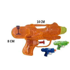 PISTOLA DE AGUA PVC BICOLOR TRANSPARENTE