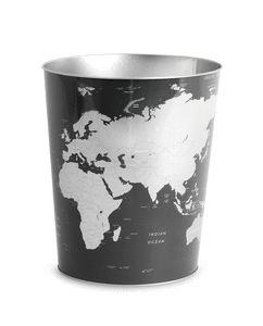 PAPELERA METALICA GLOBE