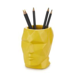 PORTALAPICES CEMENTO THE HEAD AMARILLO