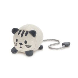 MARCAPAGINAS POLIESTER KITTY GRIS