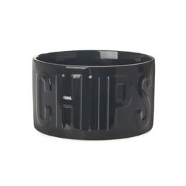 CUENCO APERITIVO CERAMICA NEGRO CHIPS